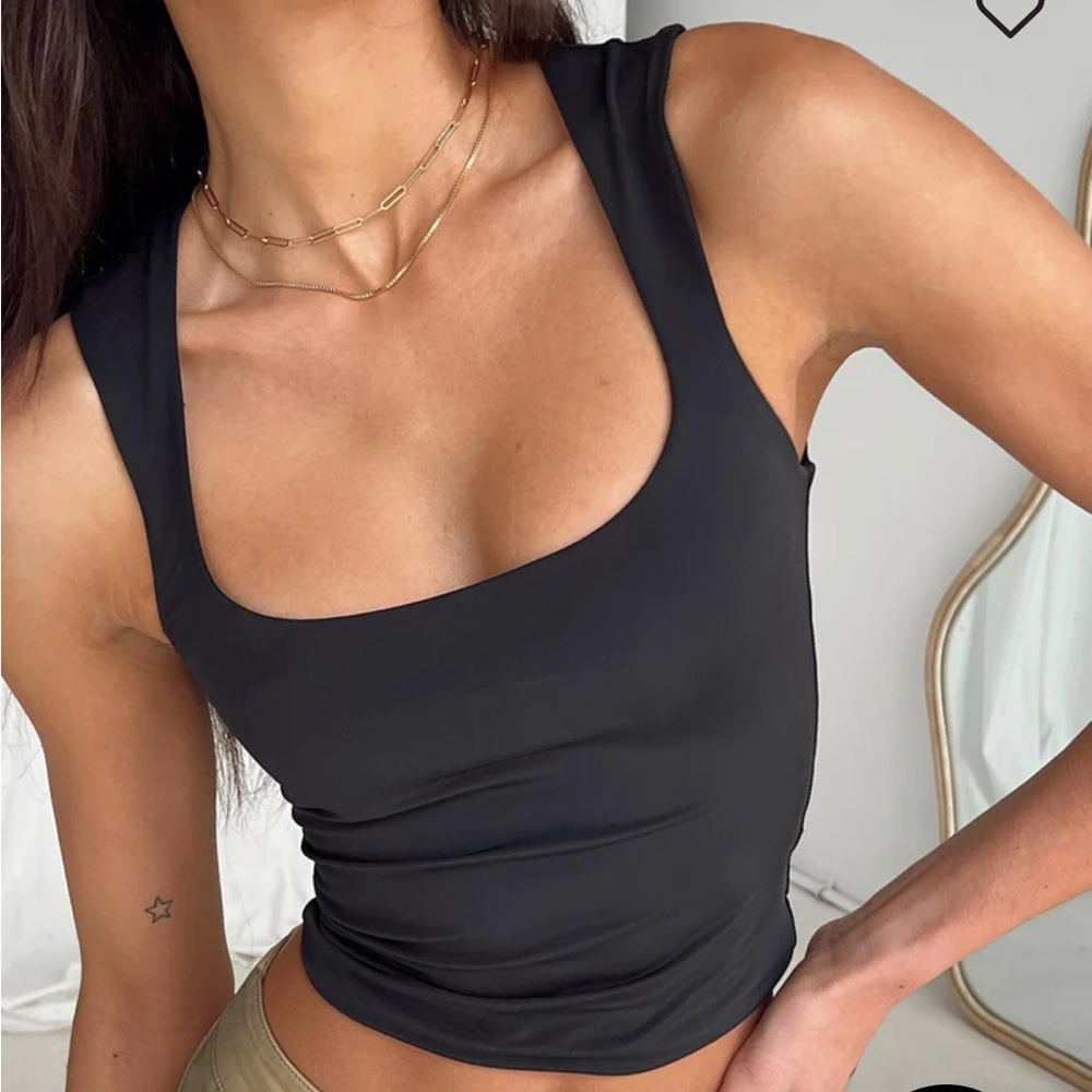 Princess Polly Zoe Top Black